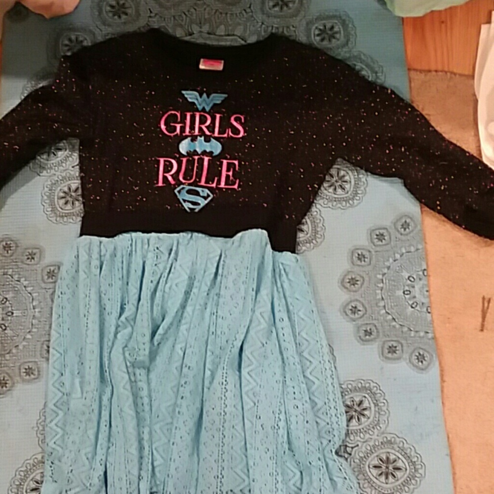 A girl's rule kids dress